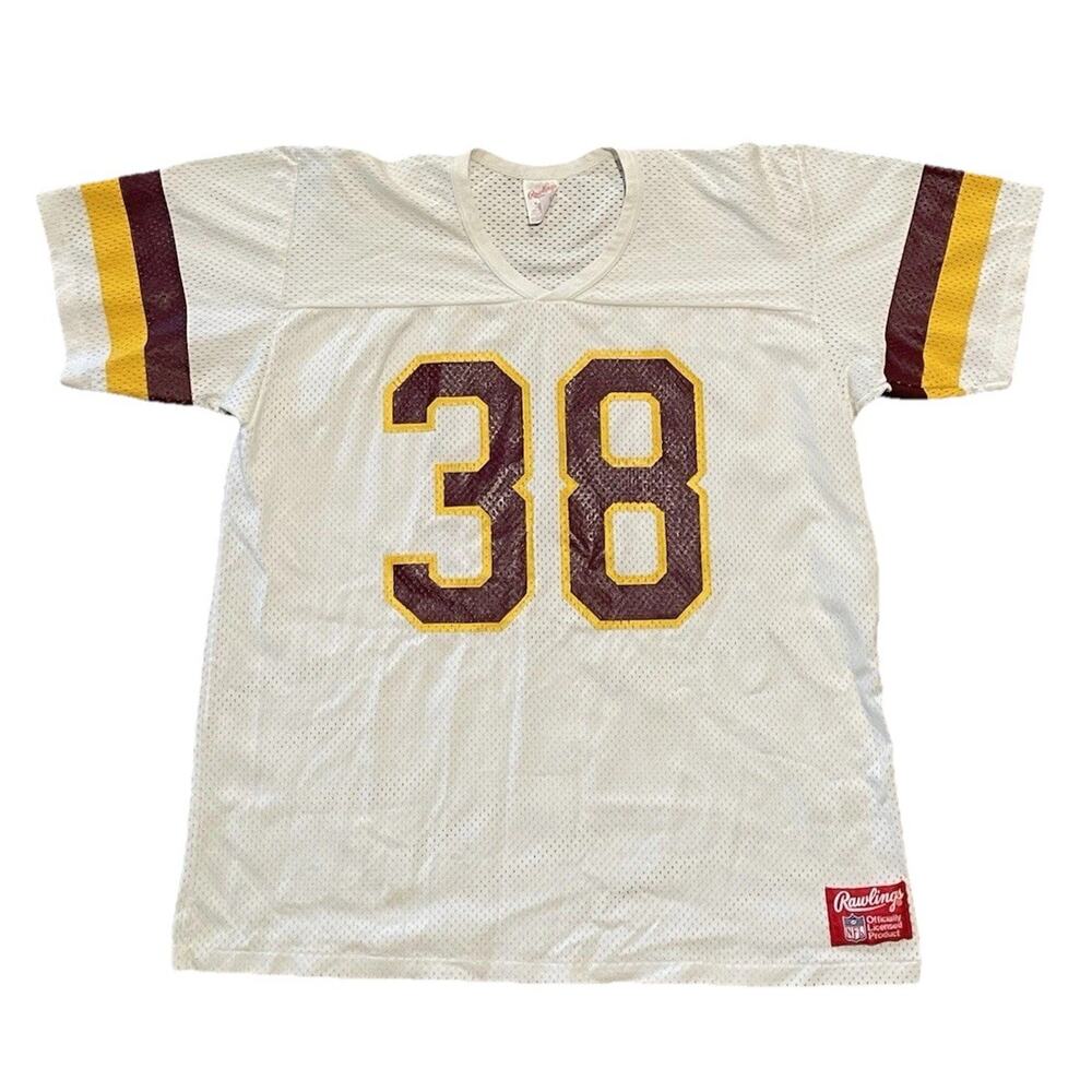 Rawlings Washington Redskins 38 George Rogers NFL Football Shirt Jersey 1980s XL